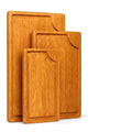 Shalinindia Mango Wood Cutting Board for Kitchen, Natural, Set of 3