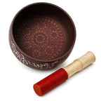 Shalinindia Tibetan Singing Bowl with Wooden Mallet, Meditation Bowl