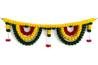 ShalinIndia Artificial Marigold Toran Door Hanging - Diwali Festival Home