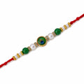Shalin India Peacock Rakhi for Brother, Bhaiya - Rakhi Thread Bracelet