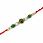 Shalin India Peacock Rakhi for Brother, Bhaiya - Rakhi Thread Bracelet