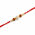 Shalin India Red Rakhi for Brother, Bhaiya - Rakhi Thread Bracelet, Raksha