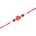Shalin India Red Rakhi for Brother, Bhaiya - Rakhi Thread Bracelet, Raksha