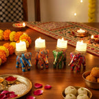 Traditional Tea Light Candle Holders - Decorative Diyas