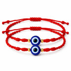 7-Knot Blue Evil Eye Bracelet Set of 2 Rakhi for Brother - Protection