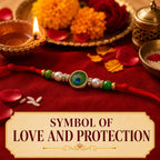 Shalin India Peacock Rakhi for Brother, Bhaiya - Rakhi Thread Bracelet