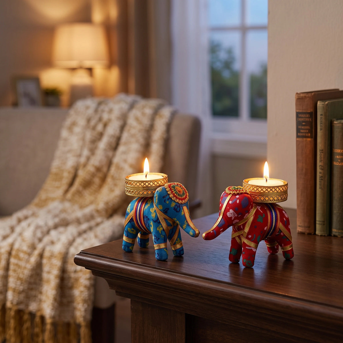 Traditional Tea Light Candle Holders - Decorative Diyas